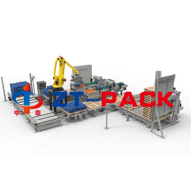 Pallettizzatore robotizzato completamente automatico